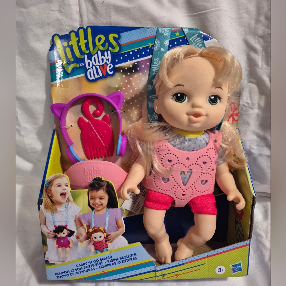 🆕️ Littles By Baby Alive Carry 'N Go Squad Doll